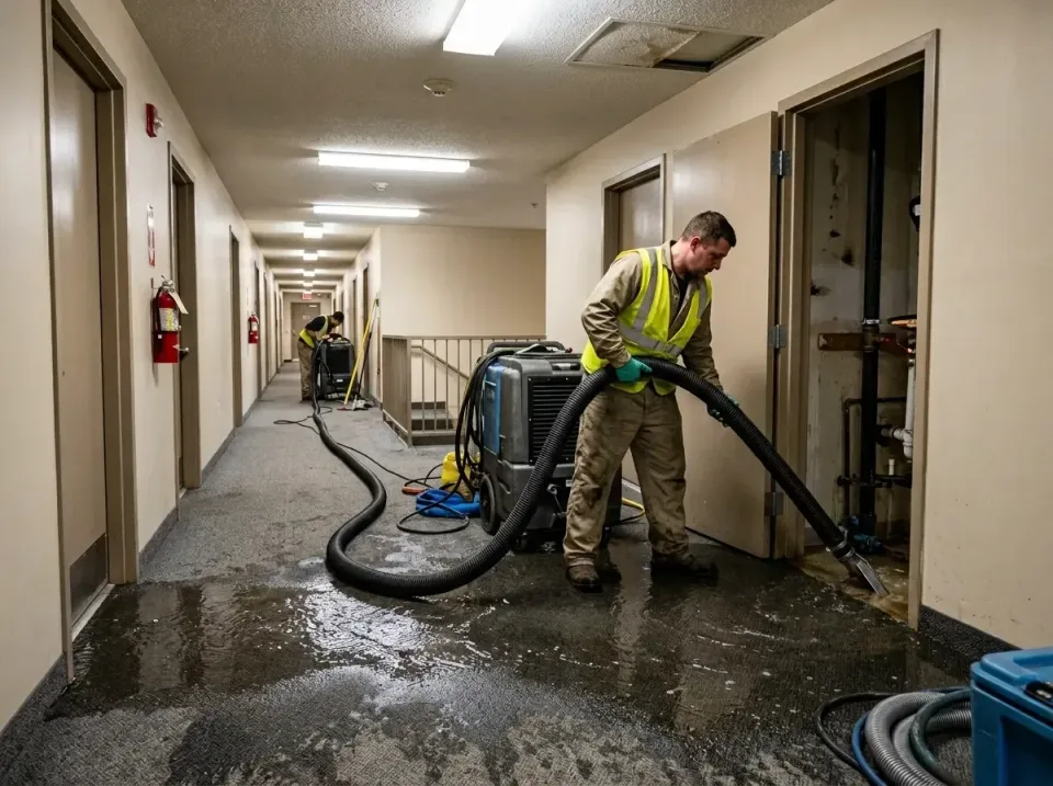 multi-unit-apartment-hallway-f-005 — frequently asked questions, Emergency Burst Pipe Water Extraction & Removal in San Luis…
